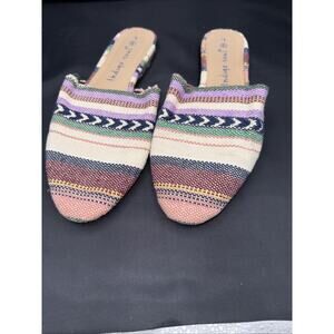 Indigo Soul brand women's slip-on mules 9